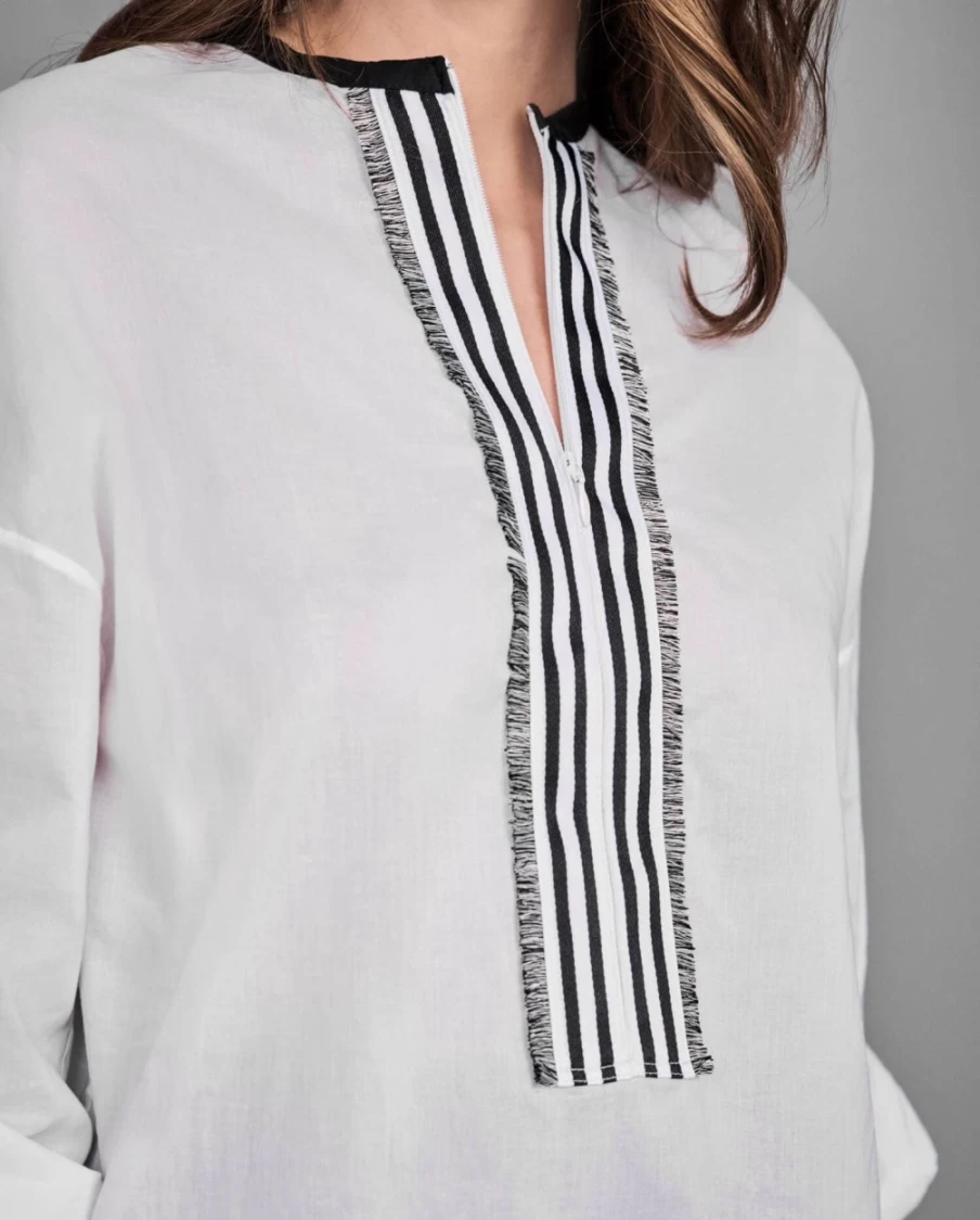 Anne Fontaine Venisa White Top for Women - Elegant Blouse