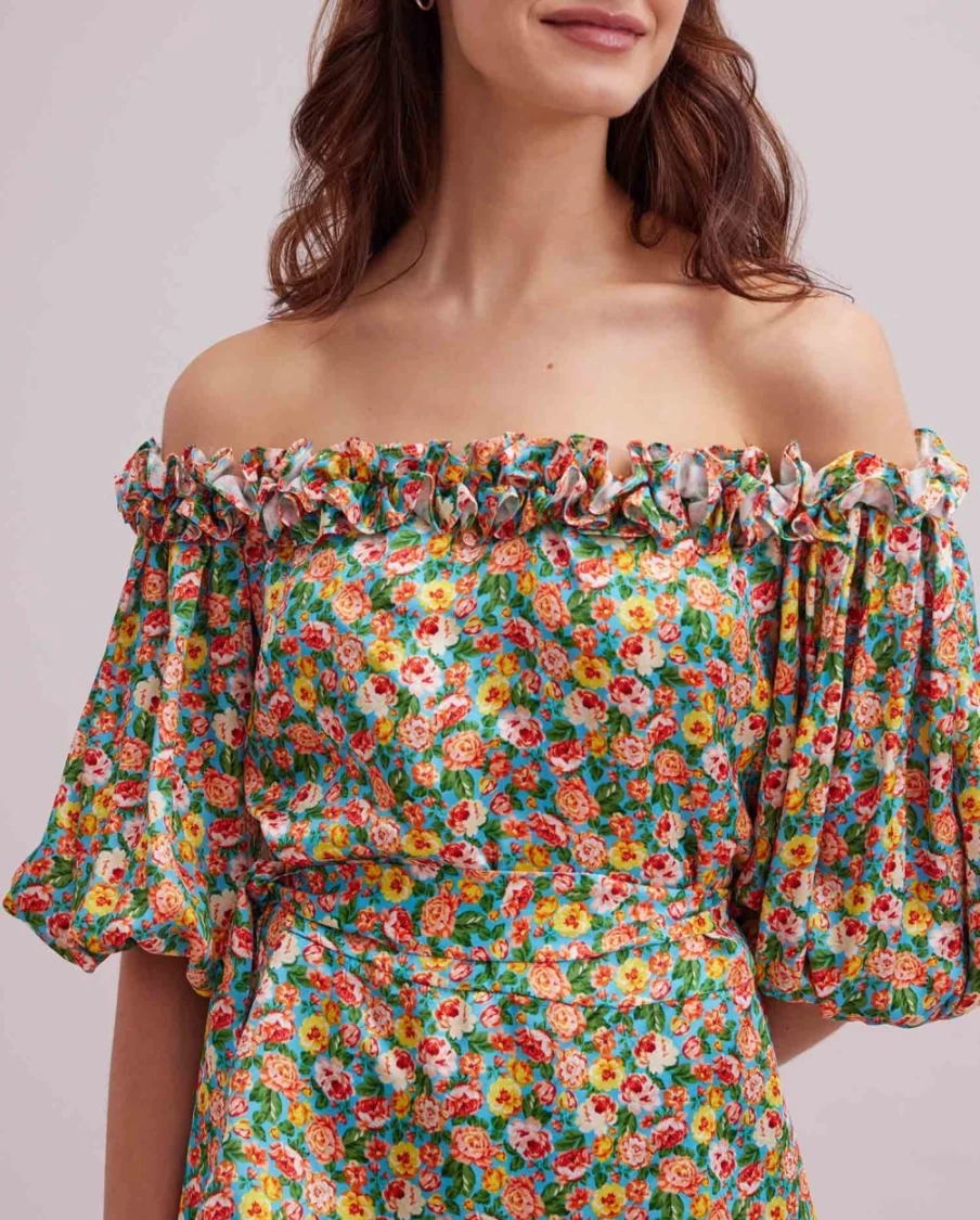 Anne Fontaine Orange R Blouse for Women - Elegant Fashion Top