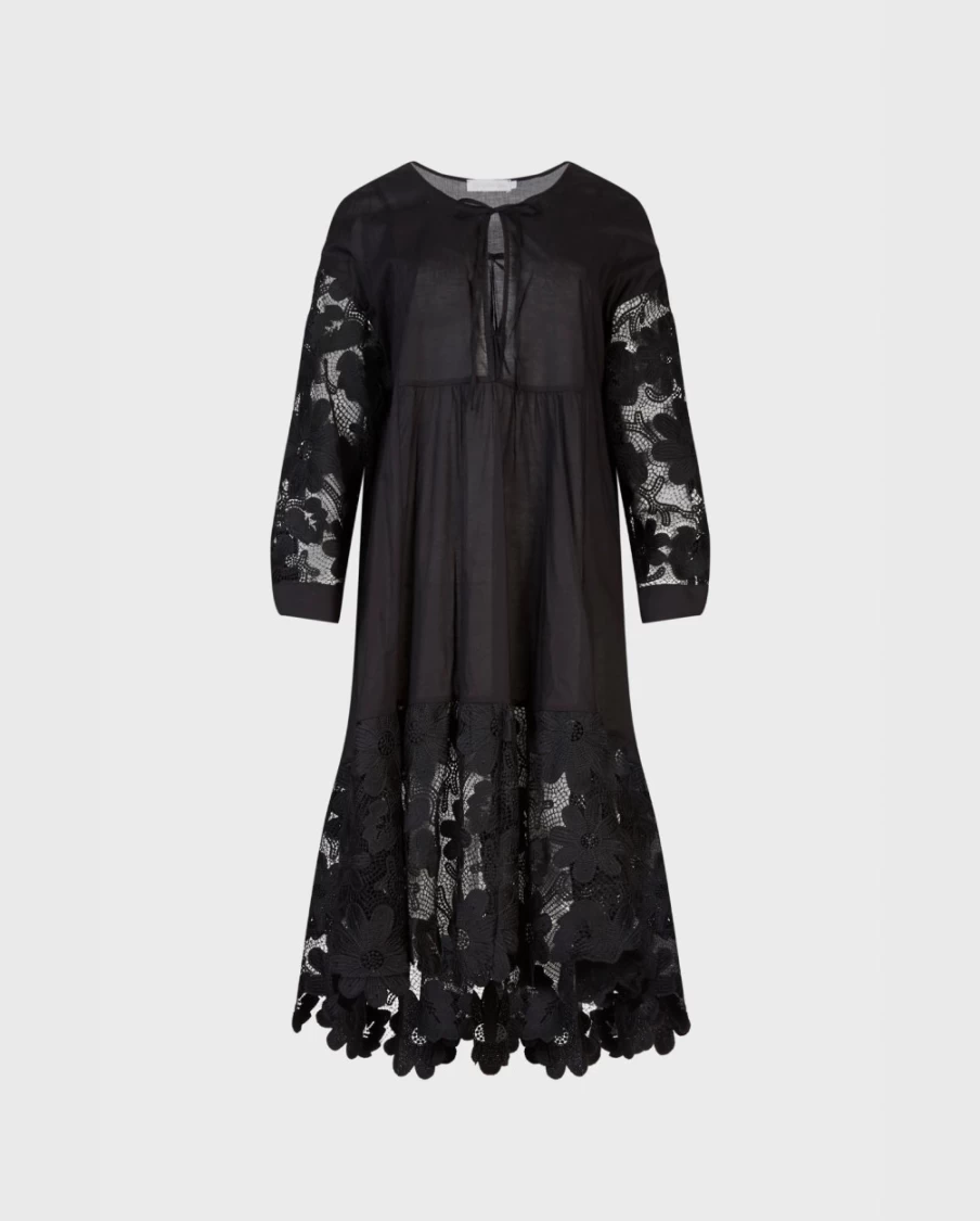 Anne Fontaine Black Karia Dress - Elegant Women's Formal Wear