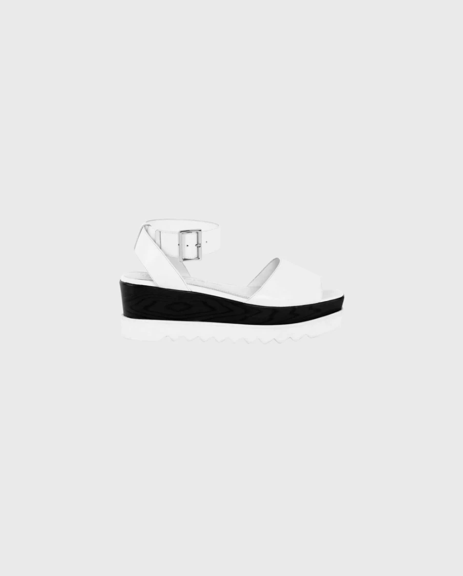 Anne Fontaine White Una Sandals - Elegant Women's Summer Footwear