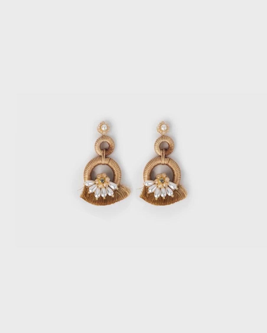 Anne Fontaine Mira Elegant Pearl Drop Earrings for Women - Luxury French Jewelry Collection