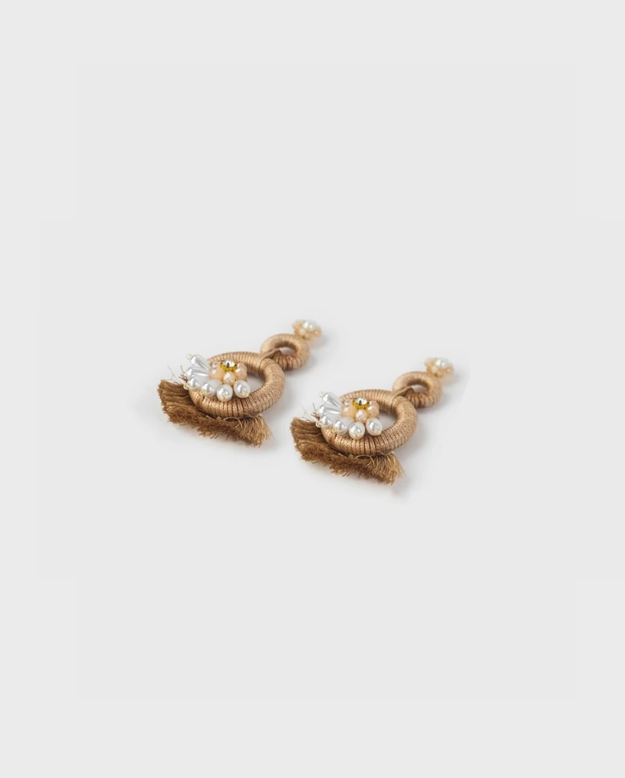 Anne Fontaine Mira Elegant Pearl Drop Earrings for Women - Luxury French Jewelry Collection
