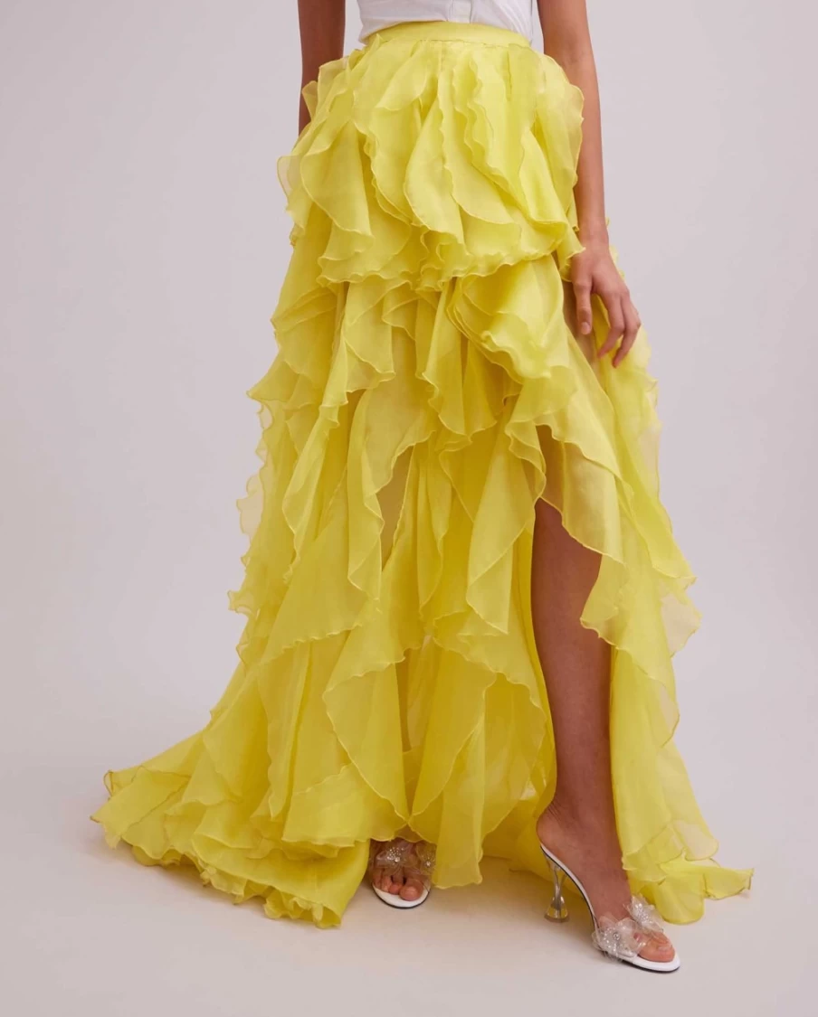 Anne Fontaine Jonquille Adoration Skirt - Elegant Floral Summer Dress