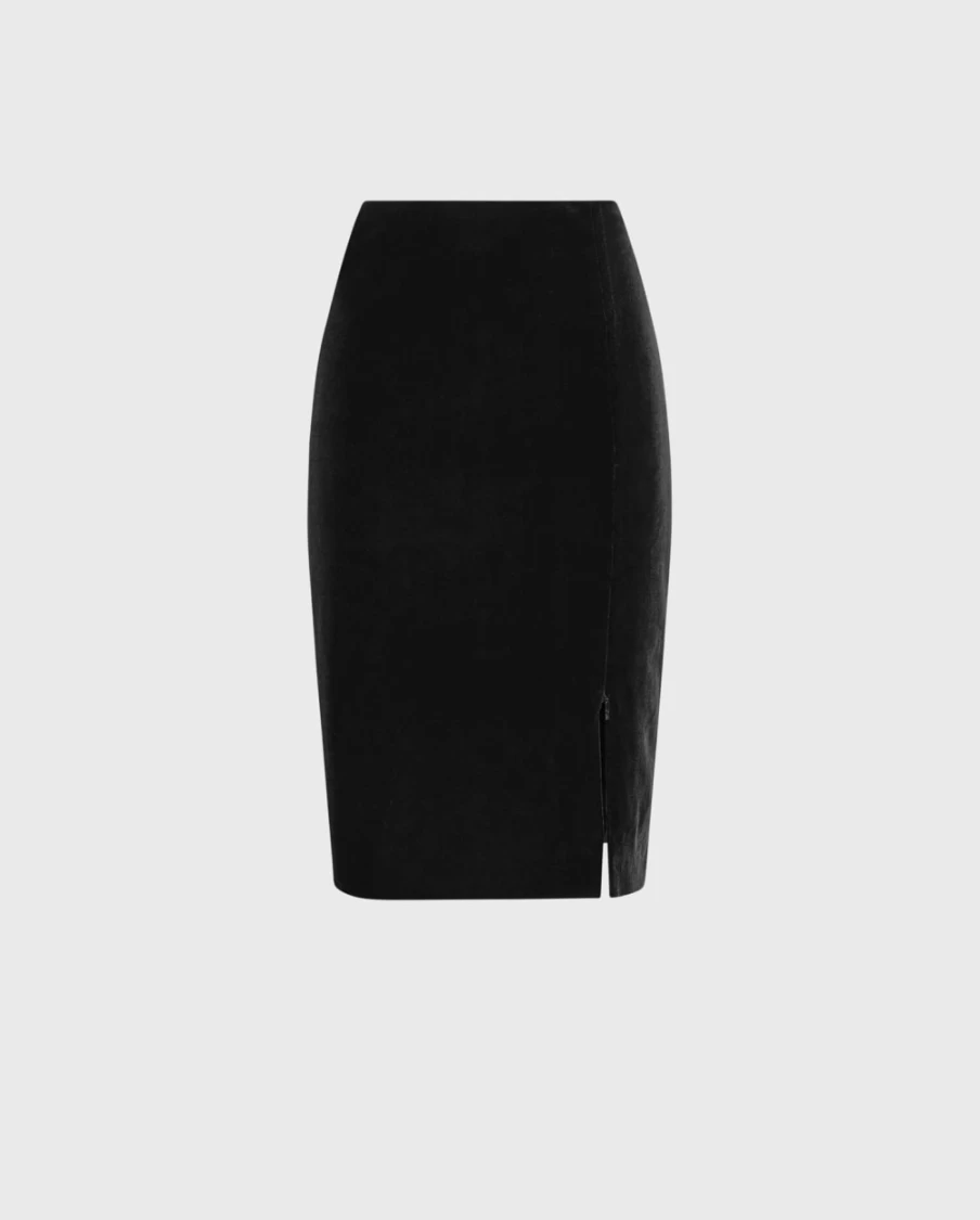 Anne Fontaine Black Etoile Skirt - Elegant Women's Fashion Skirt