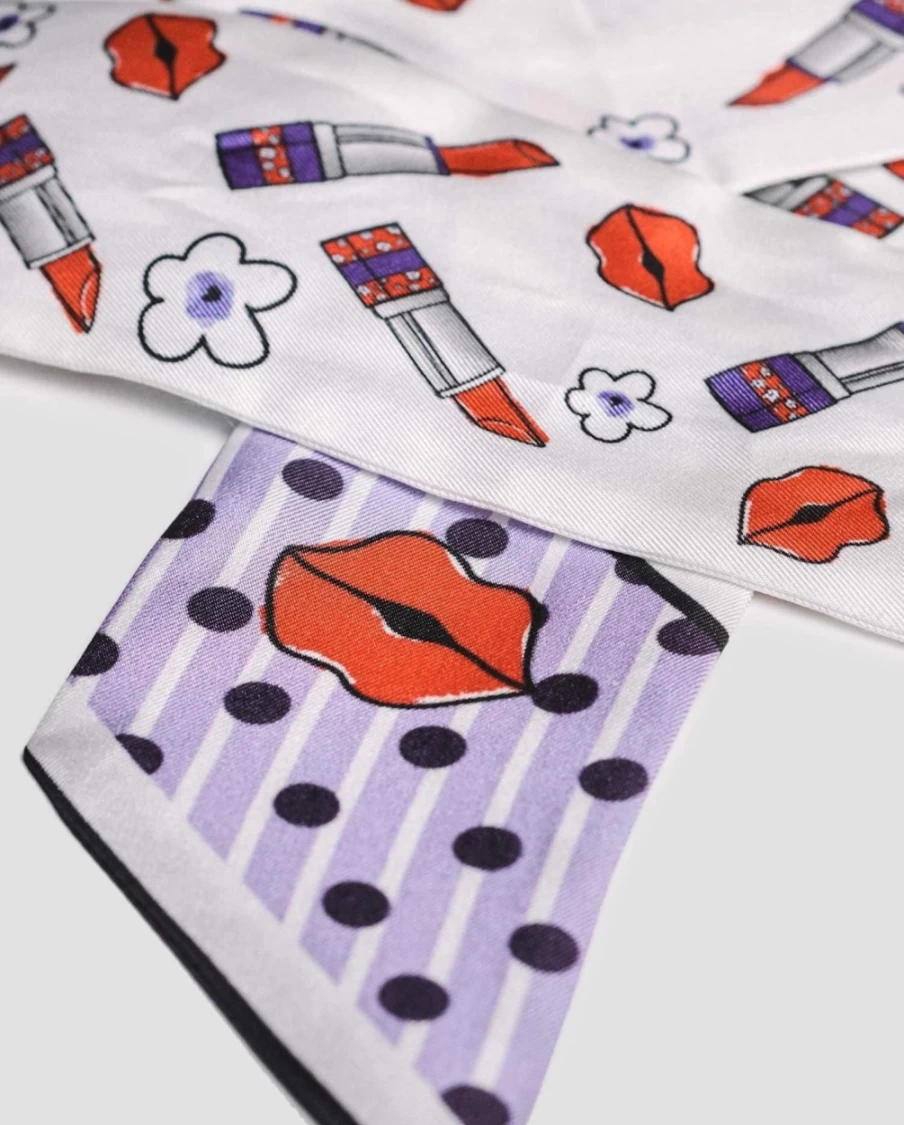 Anne Fontaine Silk Tie Scarf - Elegant Women's Fashion Accessory