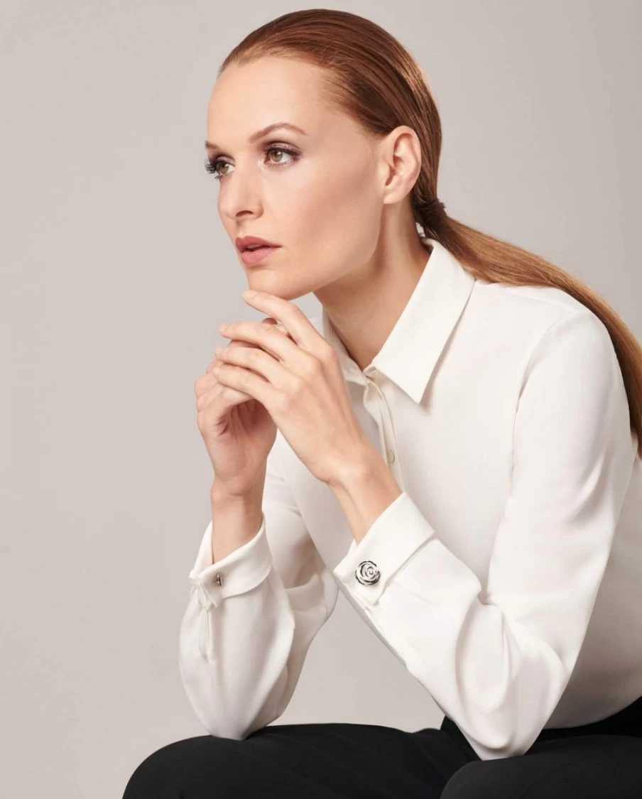 Anne Fontaine Lola Cufflinks - Elegant French Designer Cuff Links for Men & Women