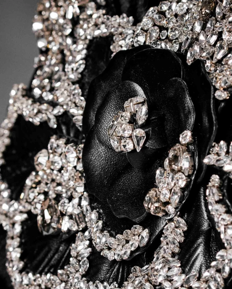 Anne Fontaine Scarlett Star Crystal Evening Bag - Elegant Rhinestone Clutch for Women