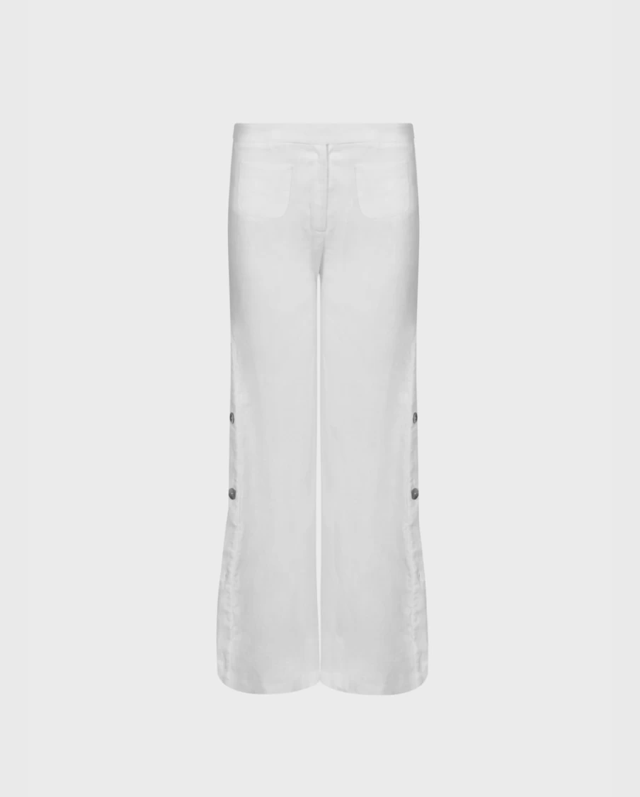 Anne Fontaine Ilargi White Pant - Elegant Women's Trousers