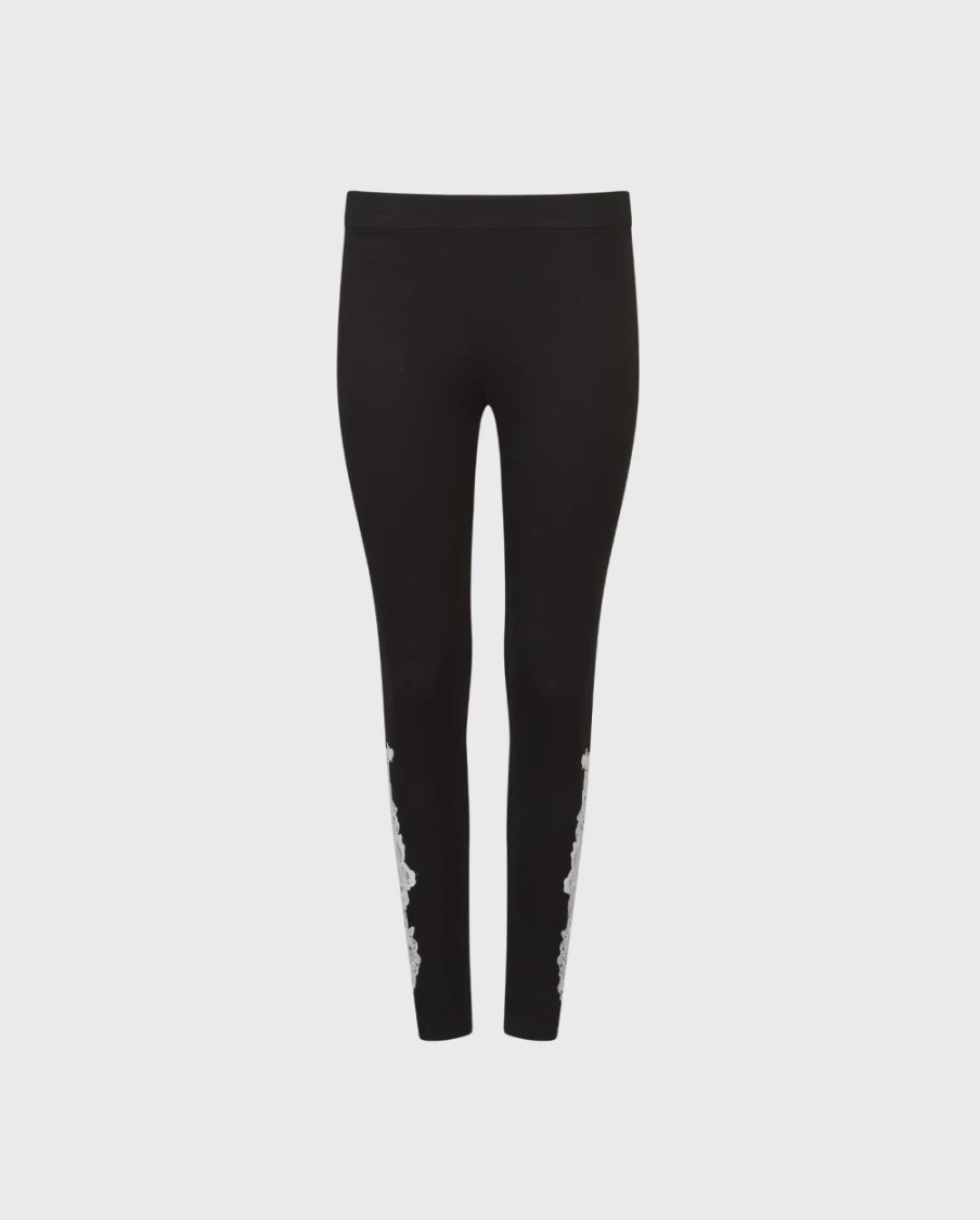 Anne Fontaine Lucile Black Leggings - High-Quality Women's Leggings