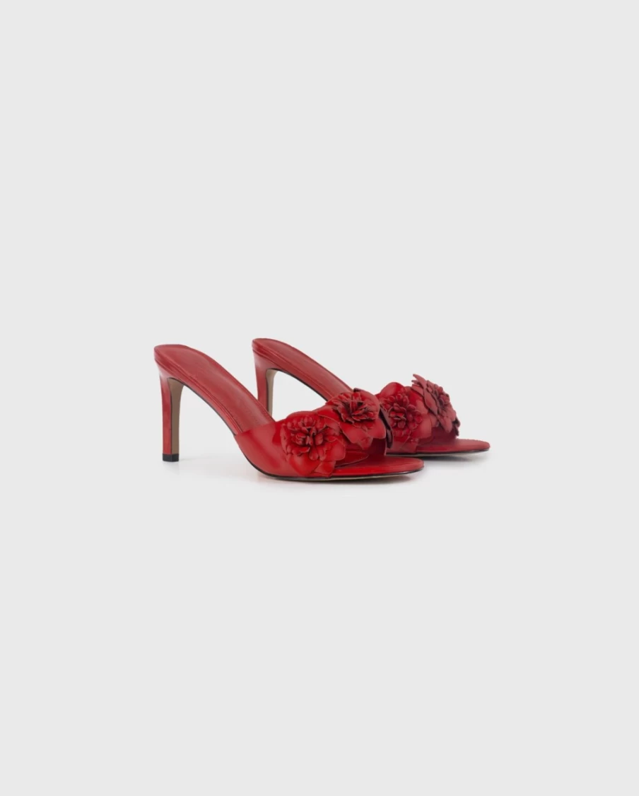 Anne Fontaine Camilla Red Heels - Elegant Women's High Heel Pumps