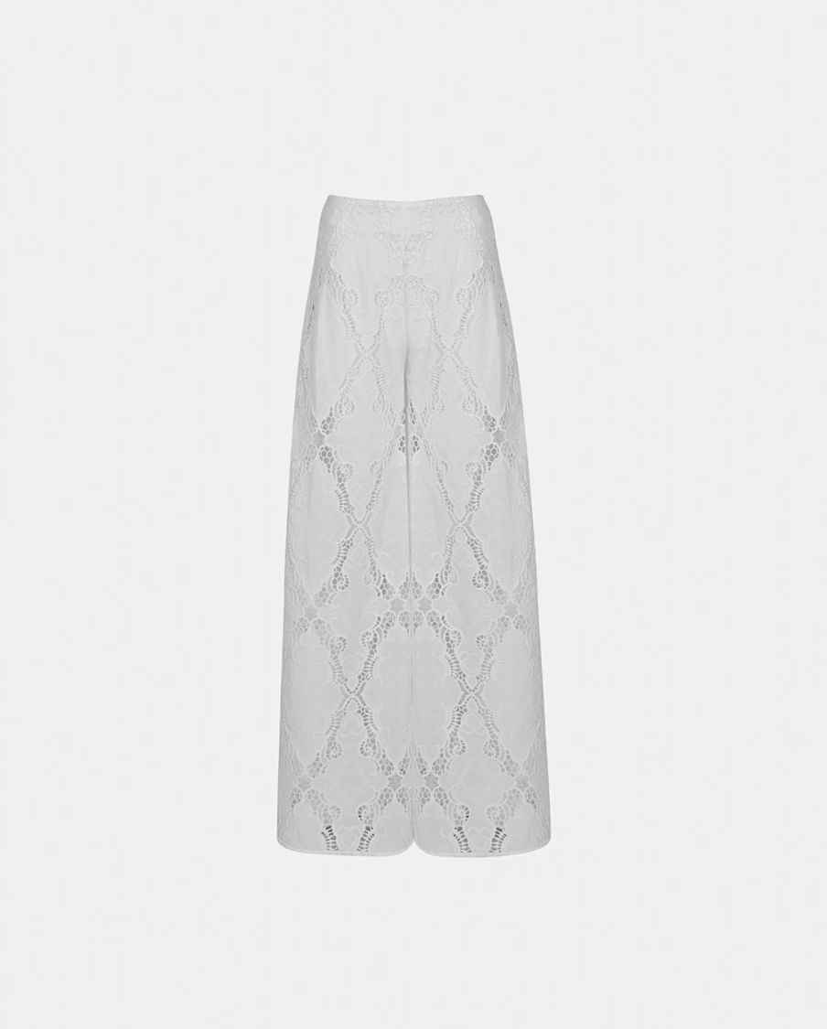 Anne Fontaine White Antibes Pant - Elegant Women's Trousers
