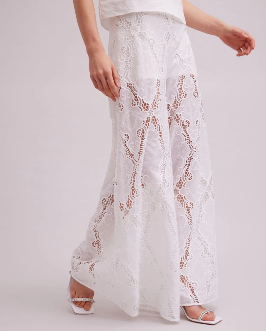 Anne Fontaine White Antibes Pant - Elegant Women's Trousers