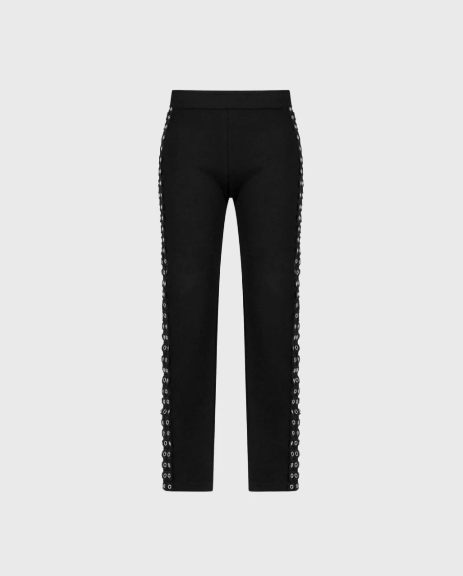 Anne Fontaine Black Lean Pant - Slim Fit Women's Trousers for Elegant Style