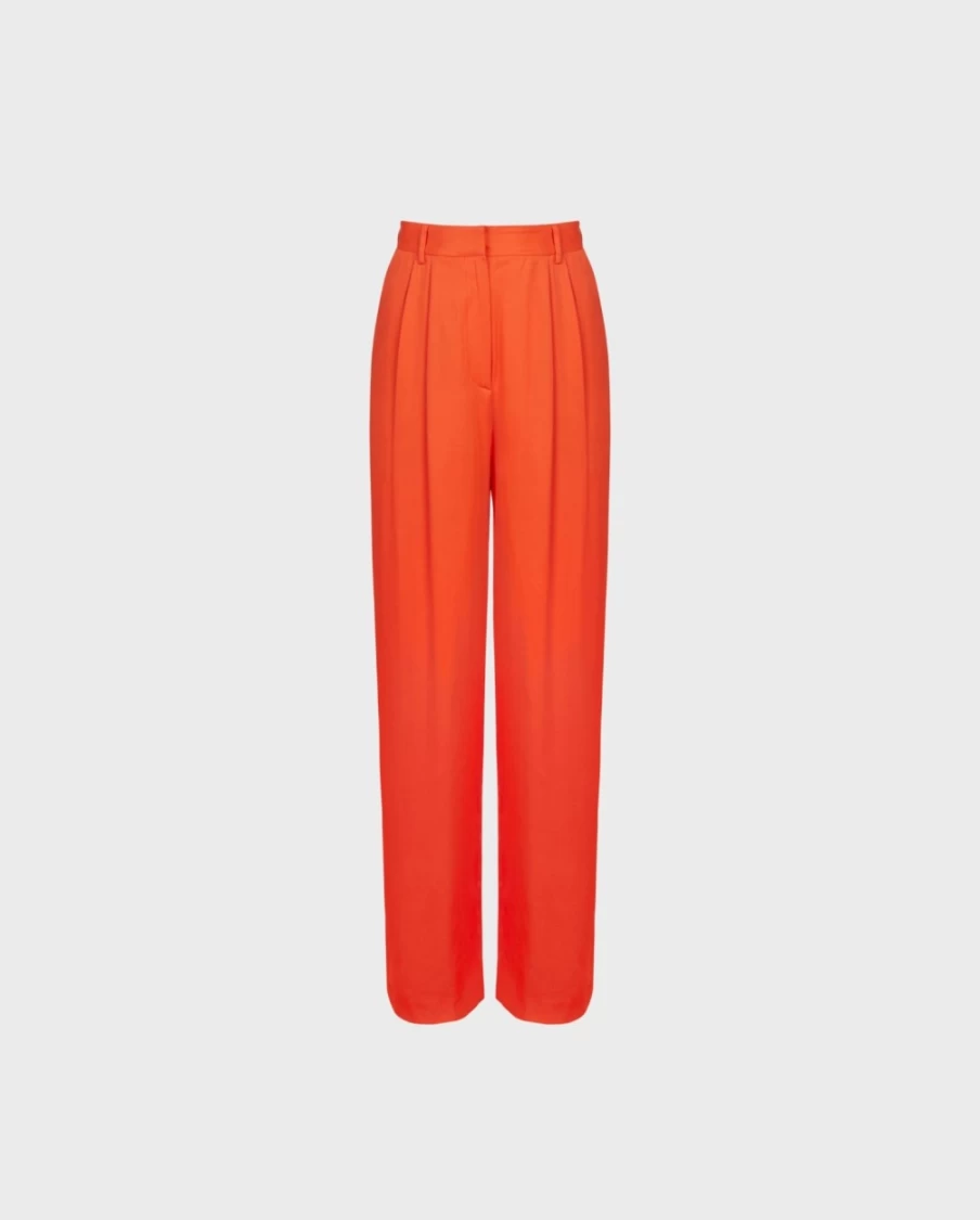Anne Fontaine Orange Okina Pant - Women's Elegant Trousers