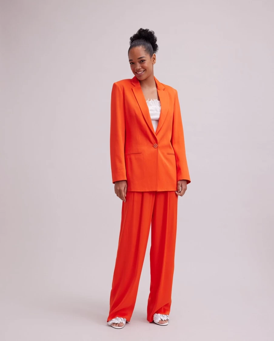 Anne Fontaine Orange Okina Pant - Women's Elegant Trousers
