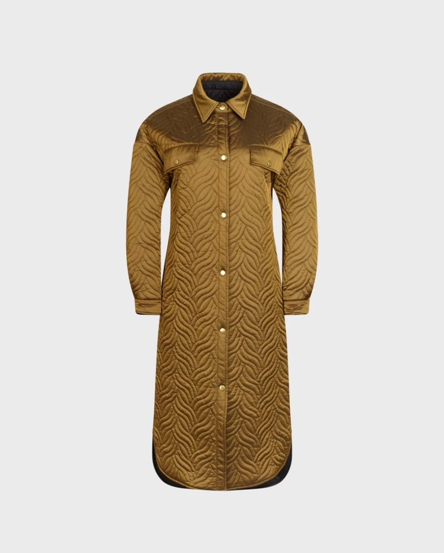 Anne Fontaine Black Genes Coat - Classic Women's Outerwear