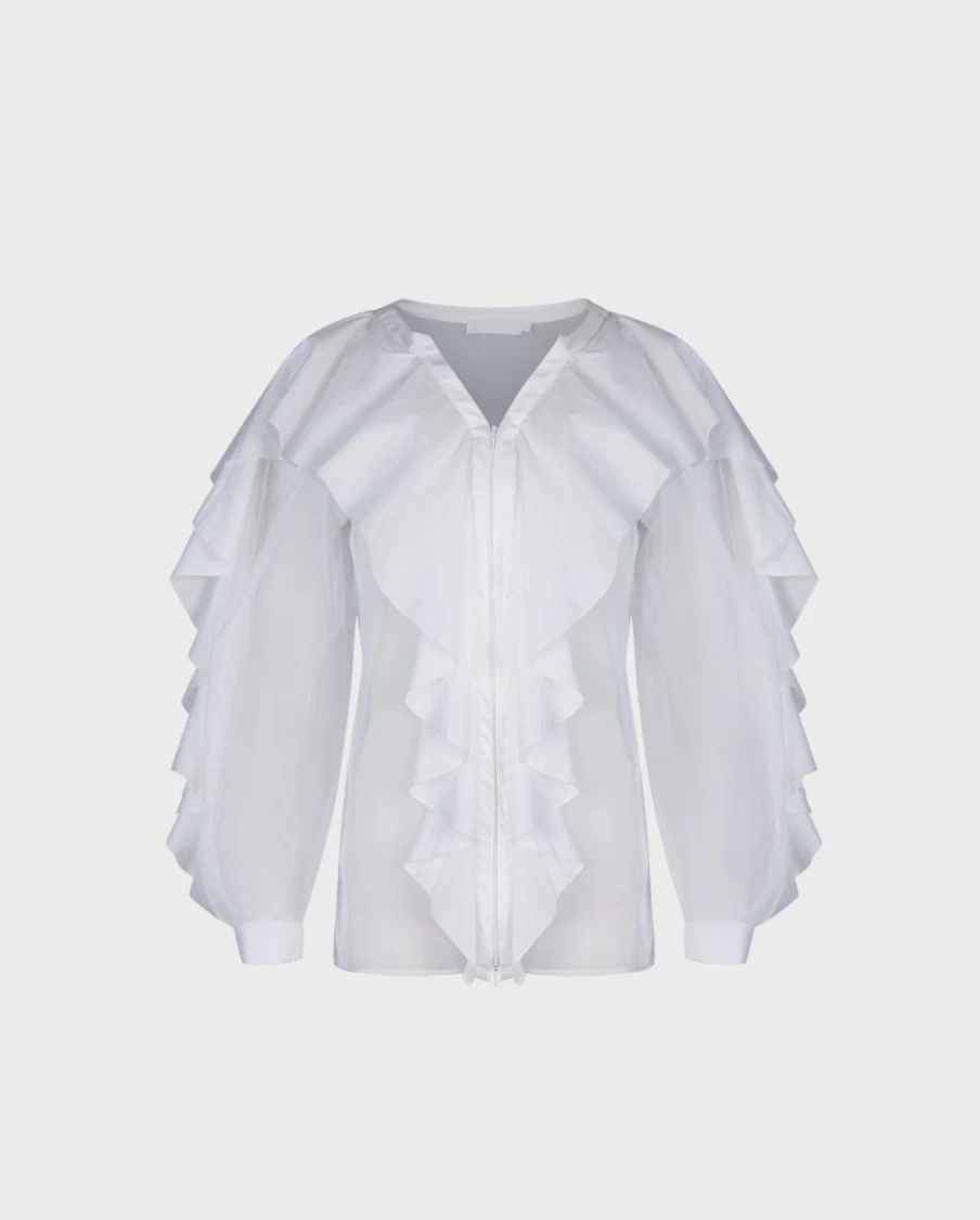 Anne Fontaine White Galerie Shirt for Women - Elegant Blouse