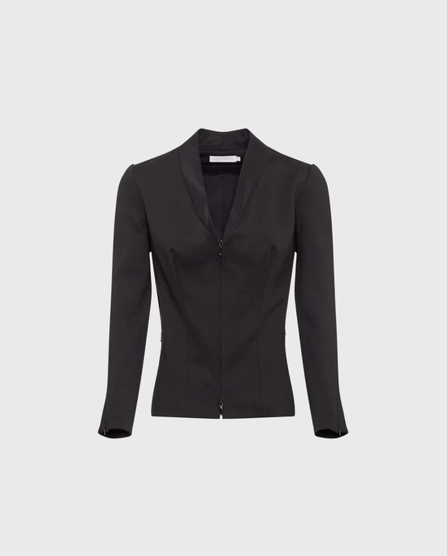 Anne Fontaine Liam Black Jacket for Women - Premium Outerwear Coat
