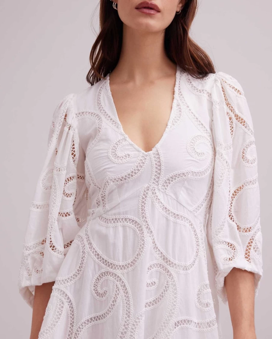 Anne Fontaine White Estival Summer Dress for Women