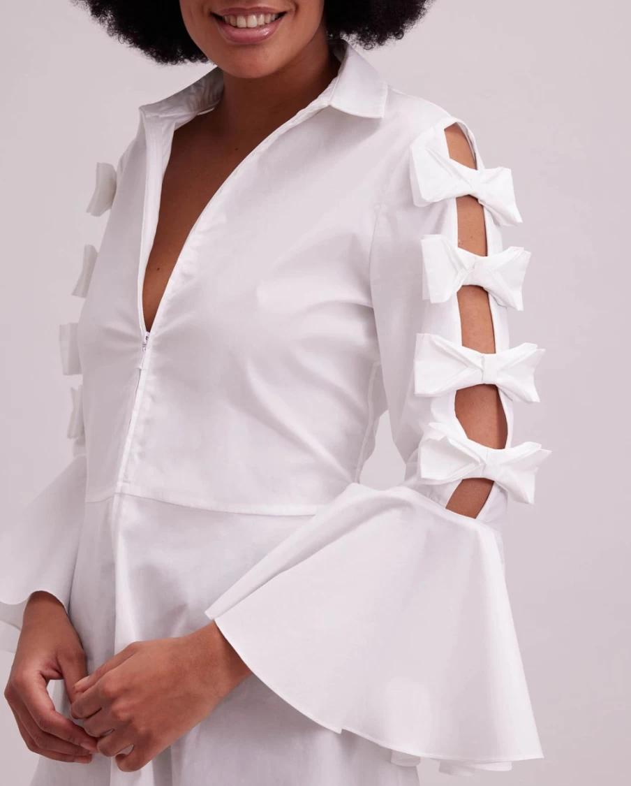 Anne Fontaine White Peintre Shirt - Classic Women's Top