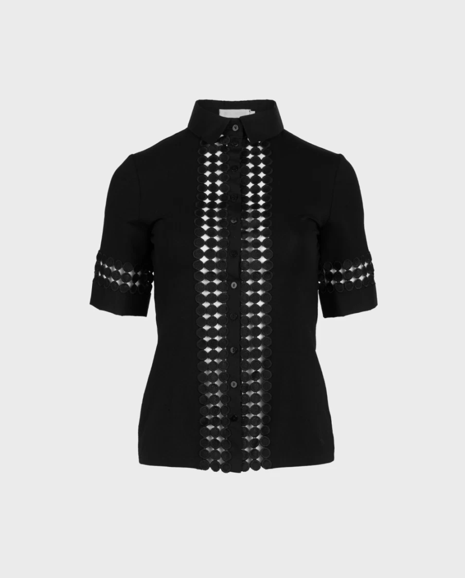 Anne Fontaine Black Pablo Shirt - Elegant Women's Top