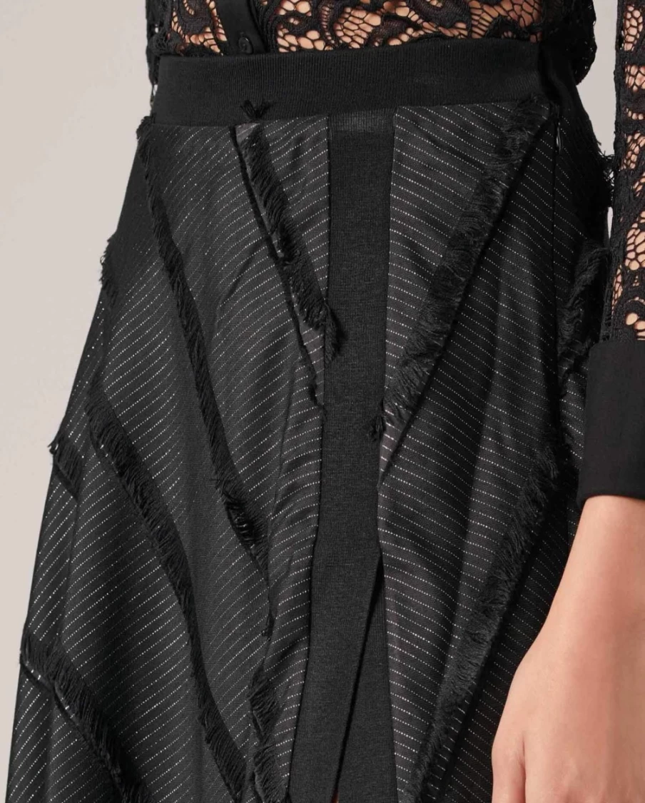 Anne Fontaine Black Locustel Skirt - Elegant Women's Fashion