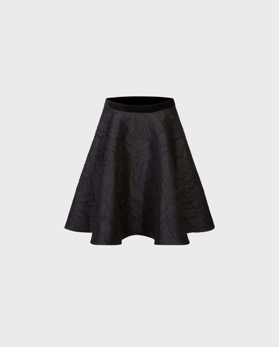 Anne Fontaine Black Comedie Skirt - Elegant Women's Fashion Skirt