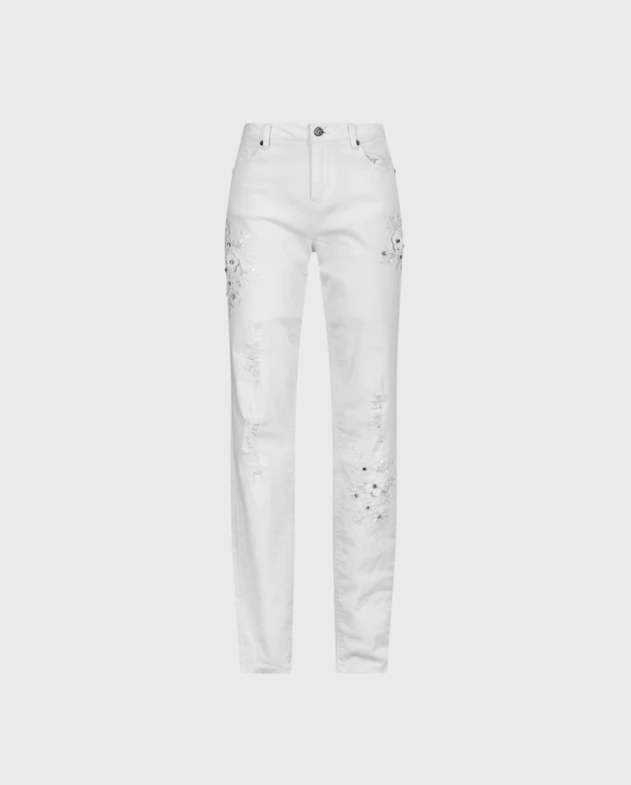 Anne Fontaine White Vala Denim Jeans for Women