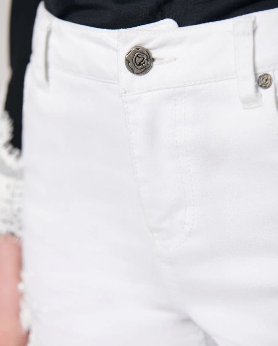 Anne Fontaine White Vala Denim Jeans for Women