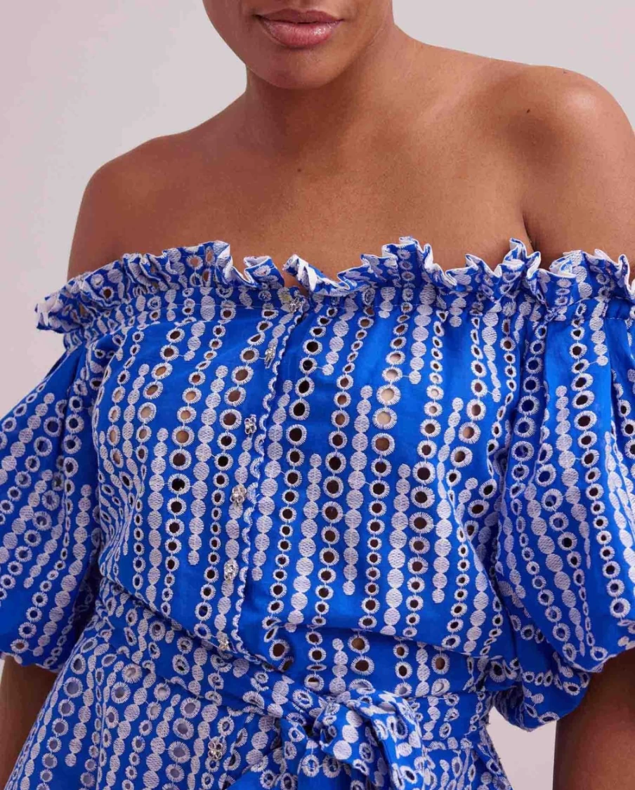 Anne Fontaine Denim Picassien Blouse for Women - Elegant French Designer Top
