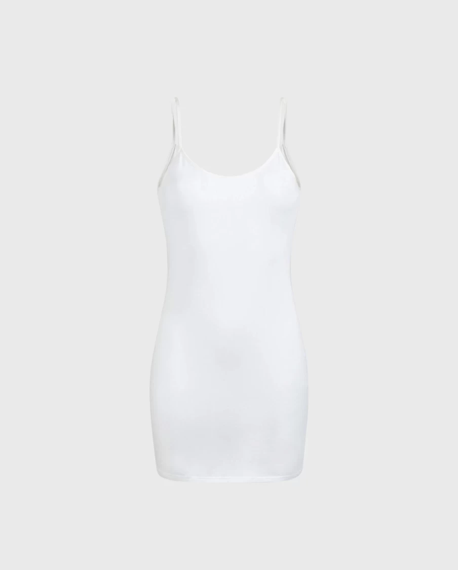 Anne Fontaine White Sindy Camisole Dress - Elegant Women's Summer Dress