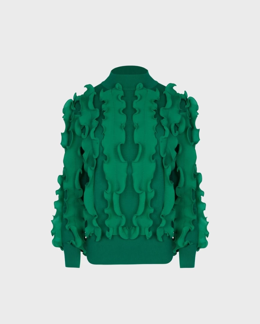 Anne Fontaine Mint Green Sidaline Sweater for Women