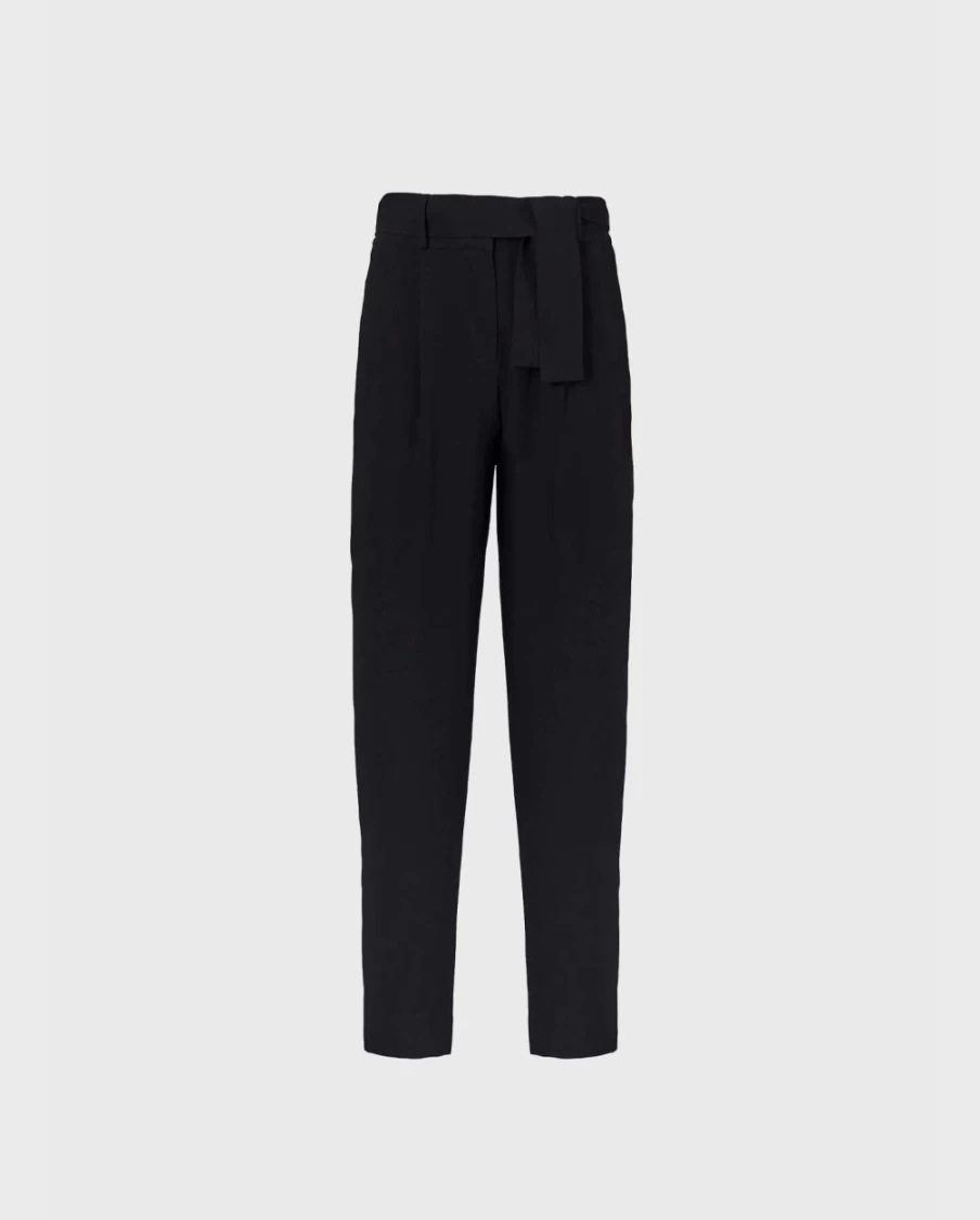 Anne Fontaine Lester Black Pant - Classic Black Trousers for Women