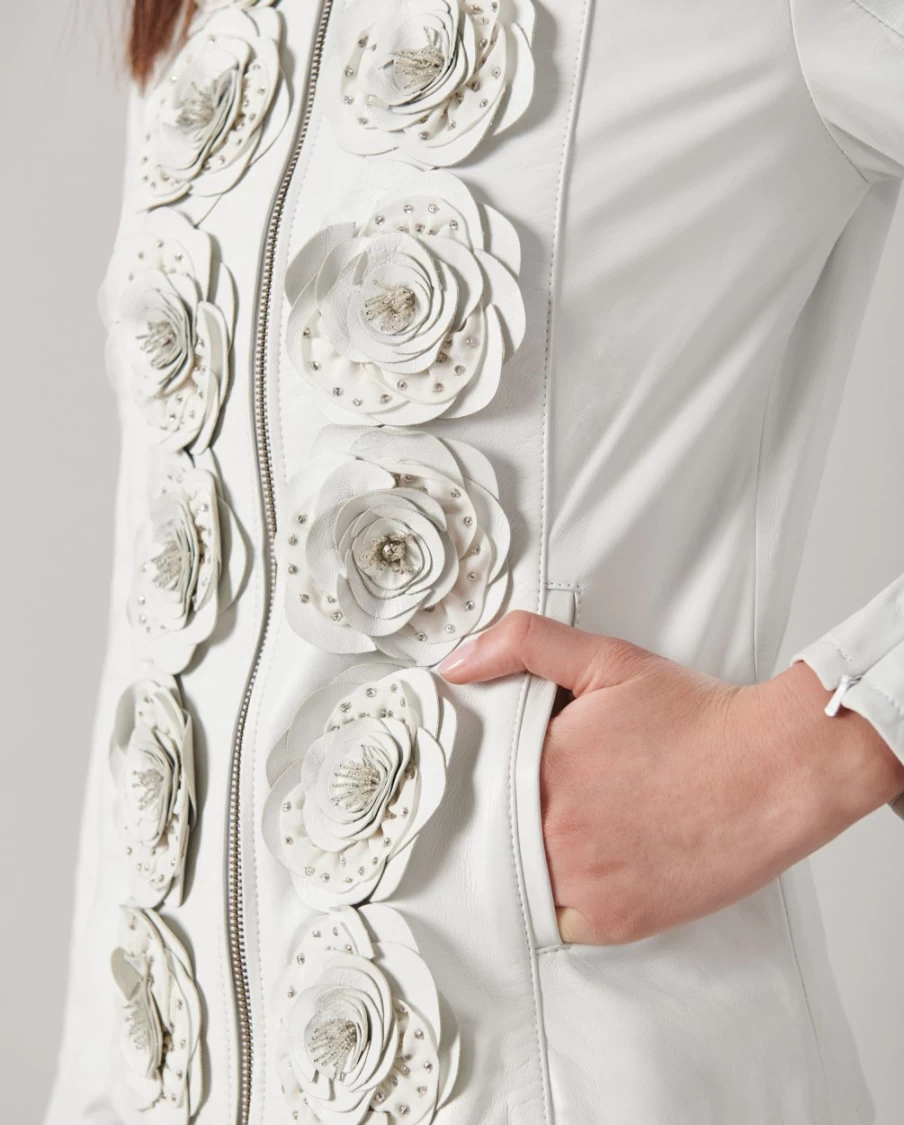 Anne Fontaine White Loryna Jacket - Elegant Women's Outerwear