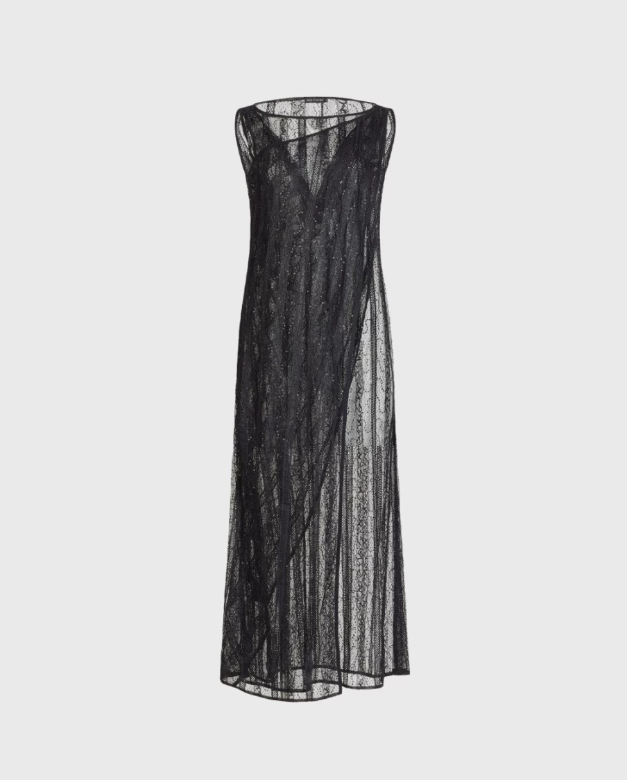 Anne Fontaine Black Emotion Dress - Elegant Women's Formal Wear