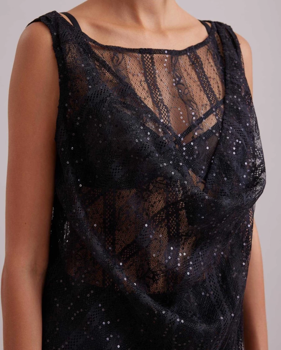Anne Fontaine Black Emotion Dress - Elegant Women's Formal Wear