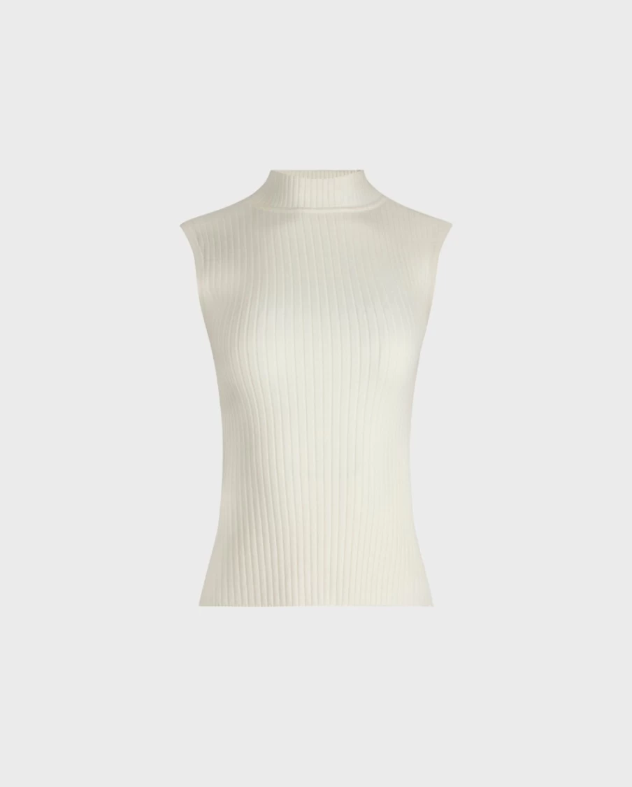 Anne Fontaine Women's White Solo Top - Elegant Blouse for Modern Style