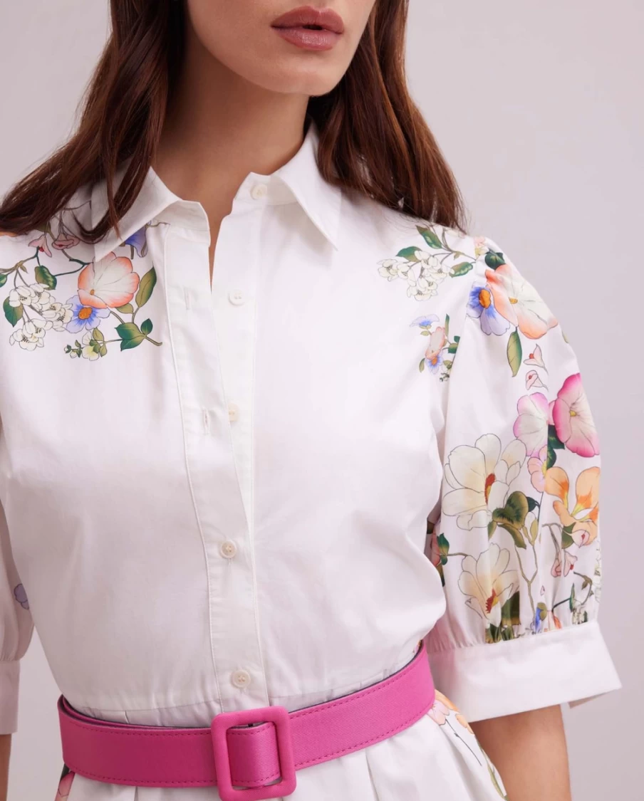 Anne Fontaine White Mimosa Dress - Elegant Women's Formal Wear