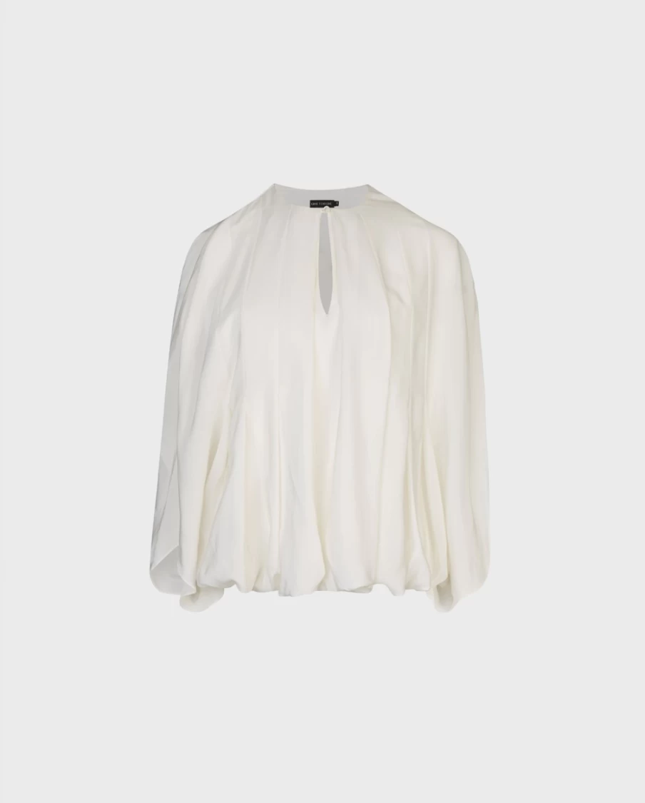 Anne Fontaine White Poeme Blouse - Elegant Women's Top