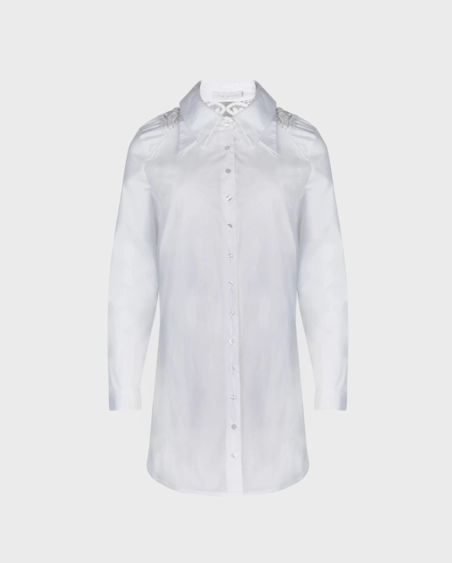 Anne Fontaine White Eilen Shirt for Women - Elegant Casual Blouse