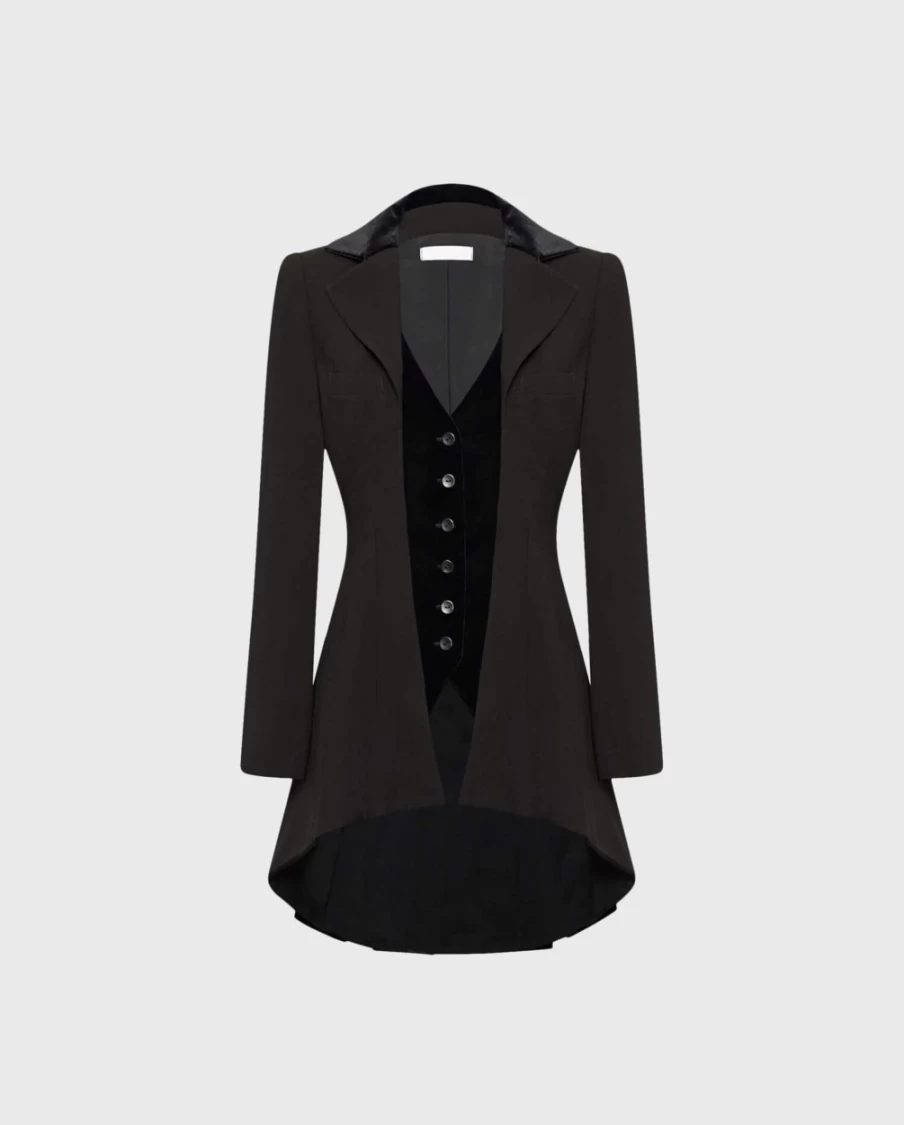 Anne Fontaine Emrys Black Jacket for Women - Premium Outerwear Coat