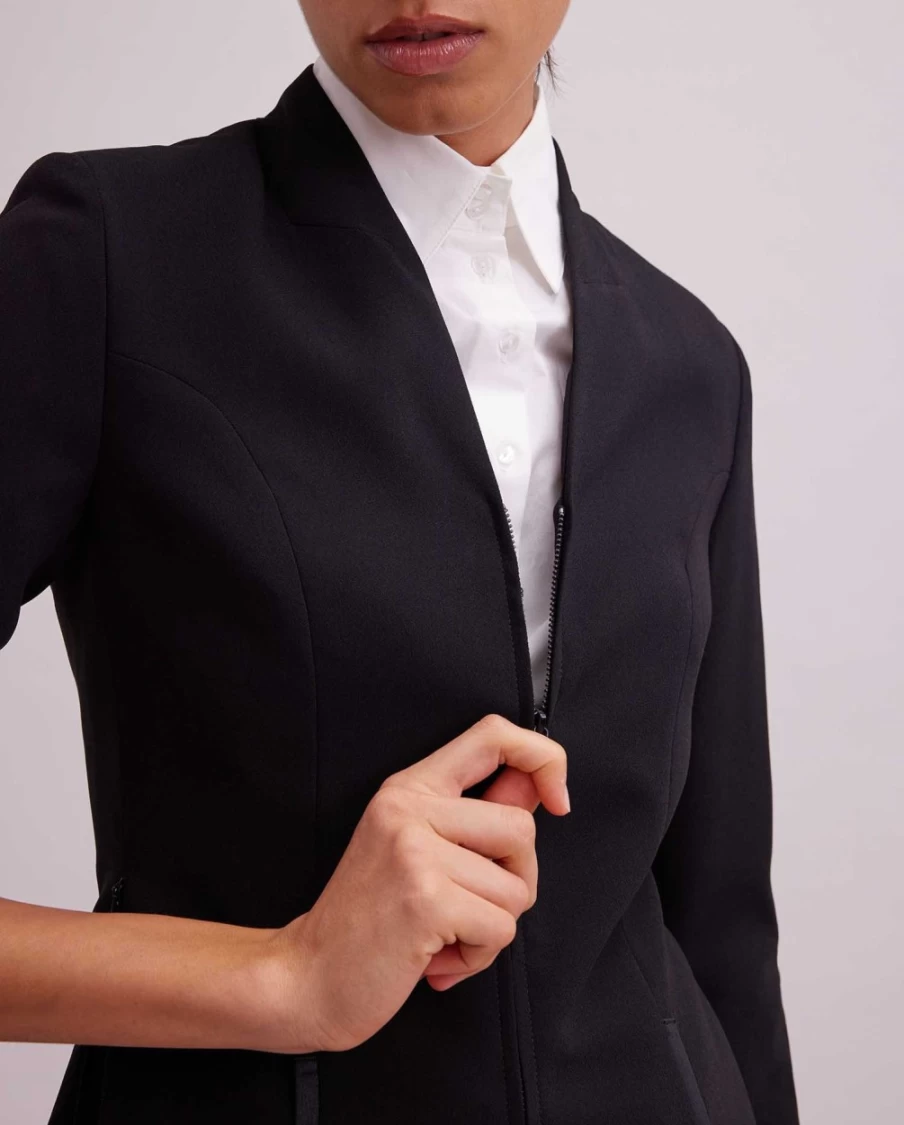 Anne Fontaine Vazar Black Jacket for Women - Stylish Outerwear Coat